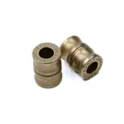 BRNLY Stonewashed Brass Bamboo EDC Lanyard Bead