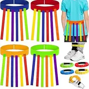 Catch Tail Game Belt Stretchable Catching Training Equipment Colorful Play Sets and Playground Equipment for Adults Kids Camping Family Outdoor Yard Picnic