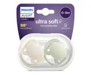 Avent Ultra Soft 0-6m Soothers 2 Pack