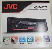 JVC KD-R492M CD Receiver with Front USB/AUX Input 50W x 4 Brand New