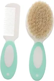 BESPORTBLE 1Set Wool Brush and Comb for Boy Girl Natural Bristle Scalp Massage Tool Lightweight and Durable Bath Cleaning Brush for Newborns and Promotes