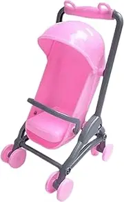 Doll Stroller - Convenient Kids Doll Stroller, Versatile minii Doll Stroller, liine Double Doll Stroller, Doll Pram Toy Pretend Play Kids Toys, minii Stroller for Doll, Perfect for Toddler Girls