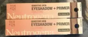 2 Neutrogena Eyeshadow/Primers sensitive skin makeup Pro Vitamin B5 warm taupe