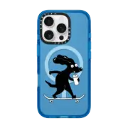 iPhone 16 Pro Impact Case MagSafe Compatible Dog on a Skate
