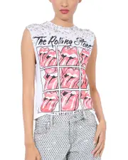 Alice and Olivia Micah Embellished Muscle Tee