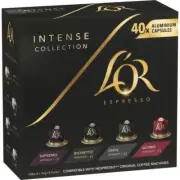 L'or Espresso Intense Collection Variety Coffee Capsules 40 Pack