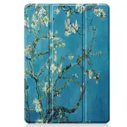 For iPad 10.2 Colored Drawing Horizontal Flip Leather Case with Three-folding Holder