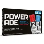 Powerade Sports Freezer Bars Ice Pops with Electrolytes 4 Pack