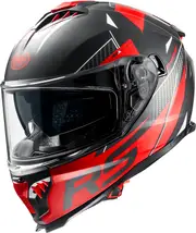 Premier Typhoon RS, full face helmet , color: Matt Black/Red/White , size: M
