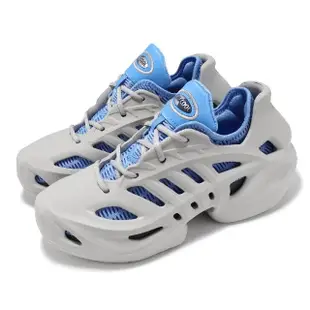 【adidas 愛迪達】休閒鞋 adiFom Climacool 男鞋 灰 藍 襪套式 可拆 洞洞鞋 愛迪達(IF1818)