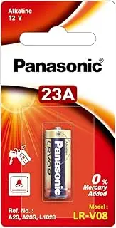 Panasonic 12V Alkaline Car Alarm Battery, 1-Pack (LR-V08L/1BPA)