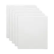 5x Marbig Clearview 2 D-Ring Insert Binder A4 File 50mm Document Organiser White