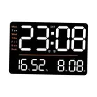 Large Screen Digital Wall Clock, LED Wall Clock, Easy to Install, Day Timer,