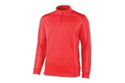 Rhino Mens Seville 1/4 Zip Midlayer Sports Top (Red) - UTRW4412