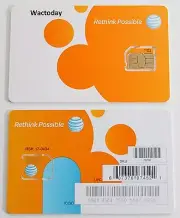 AT&T FACTORY Micro 4G LTE sim card for iphone 4 / 4s samsung galaxy S 4/5 Note 4