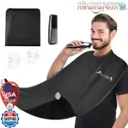IALTMEI Father’s Day Gift Beard Bib Apron - Waterproof Non-Stick Shaving Catcher