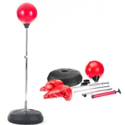 Free Standing Boxing Gloves Punch Bag Speed Ball Training Punching Stand Gym