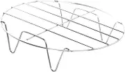 FELTECHELECTR 2Pcs Stainless Steel Rack Stand Rounded Design for Safe Cooking for Home Kitchenware and Steaming Vegetables