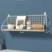 [Xiao Hua] Nail Board Rack Set, Metal Bracket, Display Wall Organizer, Office Garage Workbench Storage Tray (White, Style 1)