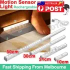 LED Under Cabinet Lighting Motion Sensor Light Rechargeable Magnetic Security