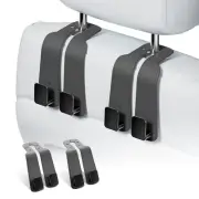 Headrest Hooks For Car, Multifunctional Purse Hook Leather Seat Back Storage ...