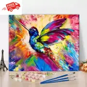 Painting by Numbers for Adults Colorful Hummingbird Paint by Numbers Birds Paint