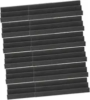 GLSTOY 12pcs Acoustic Sound Absorbing Panels for Wall Soundproofing High Density for Ktv Home Theatres and Studios