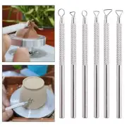 6Pcs Pottery Clay Sculpting Tools Beginners Clay Modelling Tools for Shaping