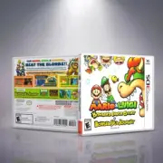 Mario & Luigi - Bowser's Inside Story + Bowser Jr.'s Journey- 3DS Cover. No GAME