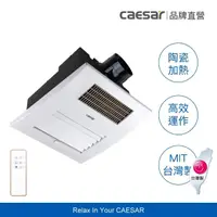 在飛比找momo購物網優惠-【CAESAR 凱撒衛浴】強效速暖 浴室暖風乾燥機 DF28