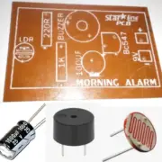 Morning Alarm Buzzer 9V LDR Light SENSITIVE PCB COMPONENT DIY KIT & STUDY GUIDE