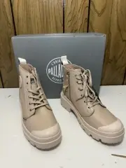 Palladium Pallabase Leather Nude Dust, 6.5 Women's