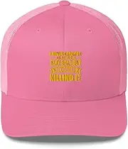 Trucker Cap Hilarious Hair Baldy Skin Baldheaded Baldpated Sarcasm Hairless Barefaced Denudate Aficionado