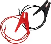 GANAZONO 2Pcs Jumper Cable Battery Clamps Heavy Duty Alligator Clips for Car Jump Starter Durable Replacement Battery Clip with Wire for Reliable Electrical Connections