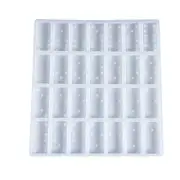 28 Cavities Dominoe Games Mold Handmade Silicone Dominoes Mold