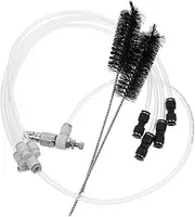 DRESSOOS 1 Set Automotive Carbon Deposition with Pneumatic System for Efficient Engine Performance Includes Carbon Brushes for Various Car Models Reduces Consumption and Emissions