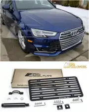 EOS Full Sized Front Bumper Tow Hook License Plate Bracket For 2017-Up Audi A4 (for: Audi)