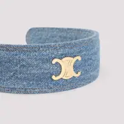 [Celine] Celine-Light Blue Cotton Headband-Donna OS OS