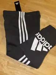 Size 4 Kids' Adidas Three-stripe Logo Jogger Pants In Black BNWTS