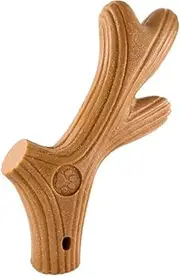 beiqilian Antler Dog Chew Toy, Indestructible Toughg Dog Chew Toys, Teeth Grinding Bite Resistant Boredom Relief Antler Pet Teething Stick for Small Medium Large Dogs