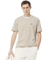 [Lacoste] Essential Stripe T-shirt in Viennese