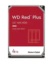 4TB WD Red Plus NAS Internal Hard Drive HDD - 5400 RPM, SATA 6 Gb/s, CMR, 64 ...