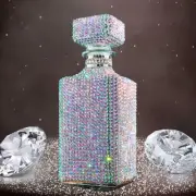 Unique Diamond Rhinestone Decanter | 730 mL | Luxurious Whiskey, Tequila, Win...
