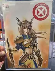 MAGIK ORIGINAL ART On X-Men Blank! Tony Kent Masterpiece Made Live On WN Stream!