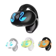 Wireless Earbuds Ear Clip Bone Conduction Headphones Sport Bluetooth 5.3 Headset
