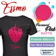 Fluorescent Pink Heat Transfer Vinyl HTV T-Shirt 10" Iron On Heat Press DP28