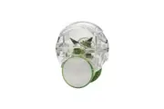 Chef'n Vibe Round Manual 7cm Garlic Chopper Roller Grinder Crusher Mincer Clear
