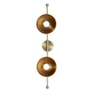 2 Lights Brass Sputnik Wall Sconce Handmade Brass Wall Lamp / Flush Mount Fixtur
