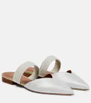 [Malone Souliers] Malone Souliers Maisie Lurex® mules AU 5 silver