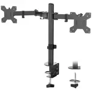 Dual Monitor Desk Mount, Dual Monitor Arm for 17-27 Inch 2 Computer Screens a...